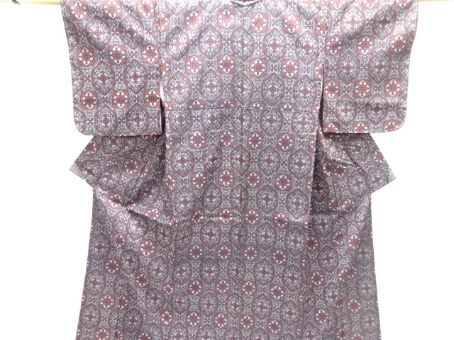 未使用品　華紋織出し西陣伝承紬着物